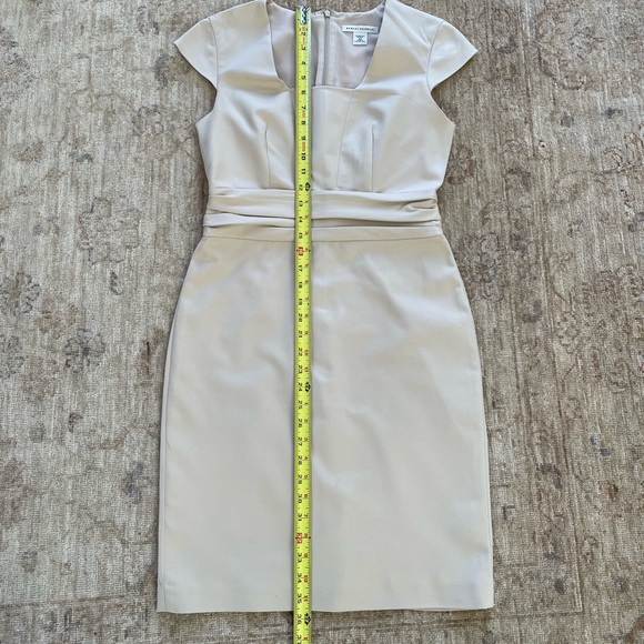 Banana Republic Stretch Shift Dress in Light Beige, Size 4 P - Picture 6 of 9